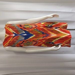 Alex Multicolored Dress with Vertical Stripes